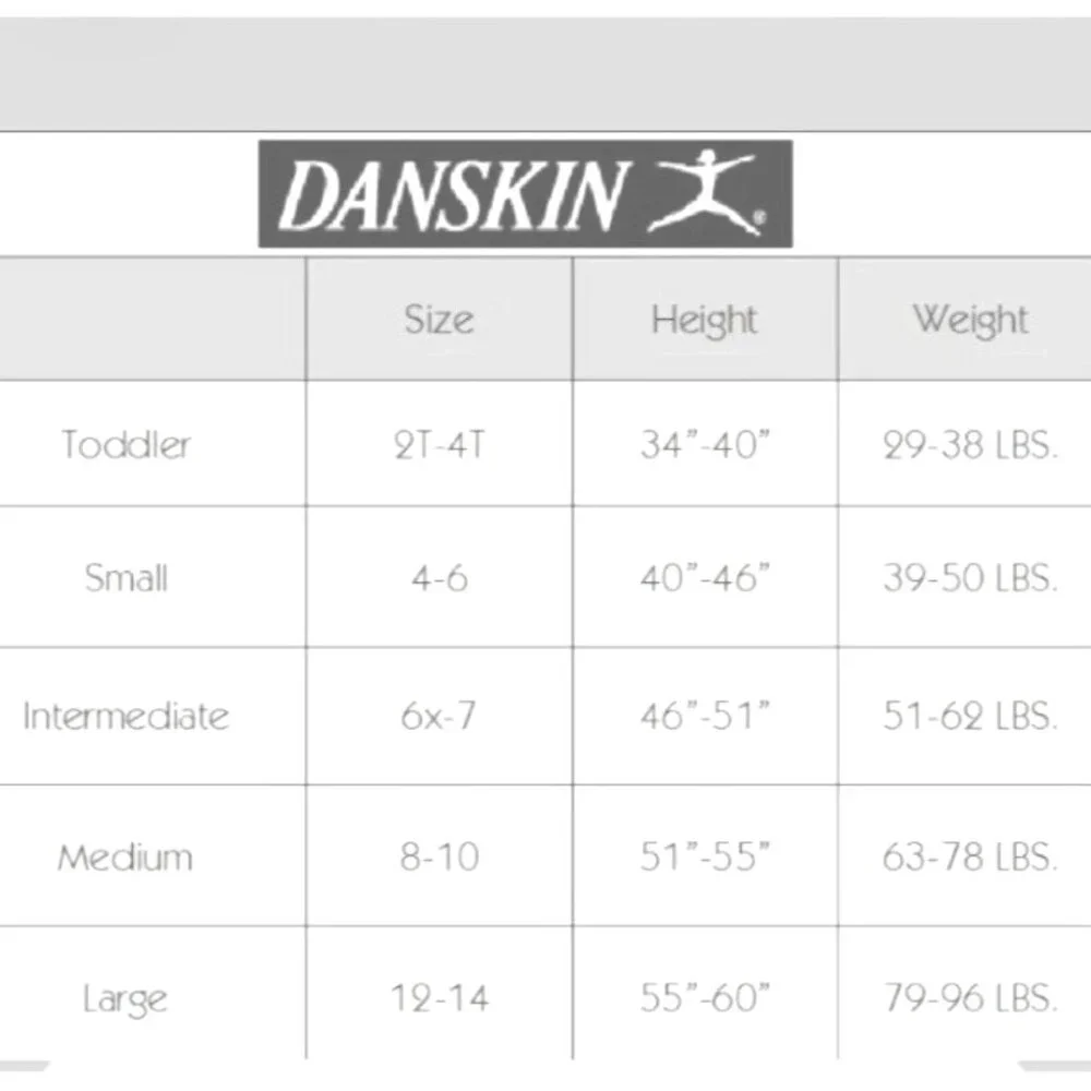 Danskin Childs L 12-14 Long Sleeve Leotard Sky Blue Scoop Neck Bodysuit Dance